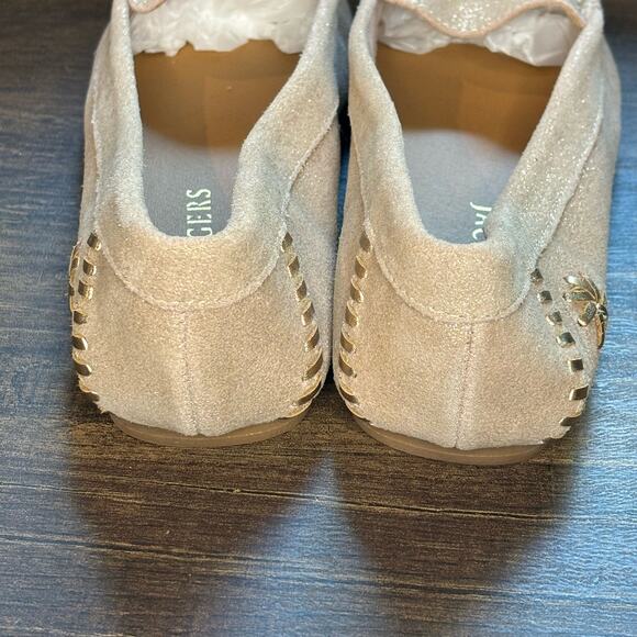 Jack Rogers Millie Moccasin Rose Gold Metallic Loafer - size 6.5in - Picture 6 of 8